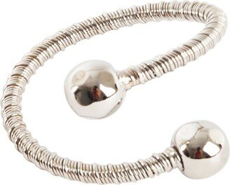 Saro Lifestyle Curled Design Napkin Ring, Set of 4