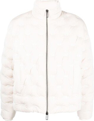 Logo-Embellished Puffer Jacket-AA