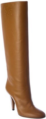 Karligraphy Leather Knee-High Boot