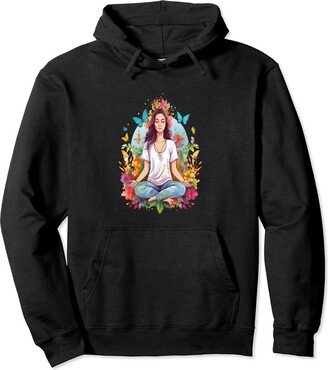 Spiritual Relaxation Mindfulness Graphic Design Art Cool Quo Pullover Hoodie