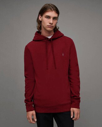 Raven Pullover Ramskull Hoodie - Comet Red