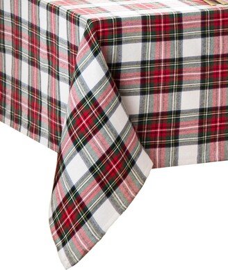 Christmas Classic Holiday Plaid Tablecloth, 84 x 60