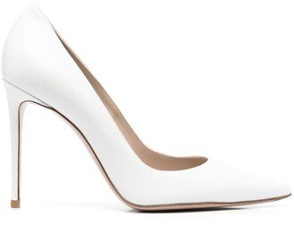 Eva 100mm leather pumps