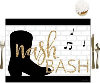 Big Dot Of Happiness Nash Bash - Party Table Decorations Nashville Bachelorette Party Placemats 16 Ct