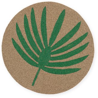 Palm Frond Placemat, Green