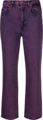 Logan Stovepipe cropped jeans