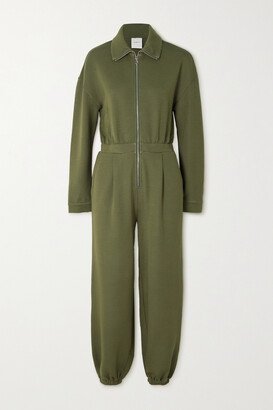 Jessie Stretch-jersey Jumpsuit - Green