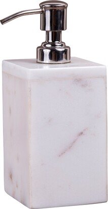 Off-White Marble Liquid Soap Dispenser, Lotion Dispenser - N/A