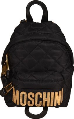 Quilted Logo Backpack