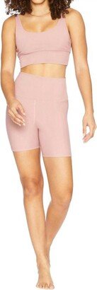 Bike Short In Mauve