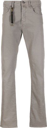 Low-Rise Slim-Fit Trousers-AA