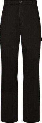 Slim-Cut Leg Trousers-AR