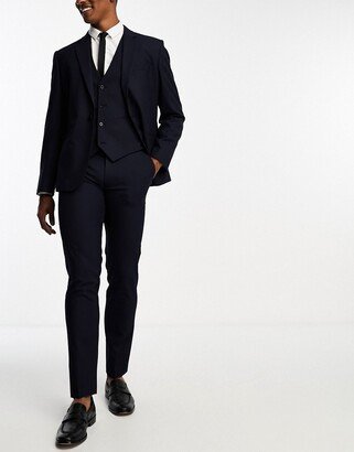 slim suit pants in navy-AC