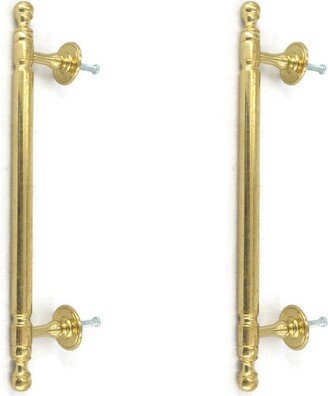 2 Rear Fix 12' Inch Brass Large Kitchen Cabinet Grab Pulls 31 cm Bolt Fix Old D Style Door Handle Heavy Solid Brass Box Lifts Pulls Ilya