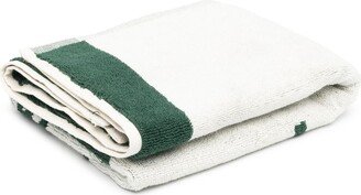 Palmes Logo Print Organic-Cotton Towel