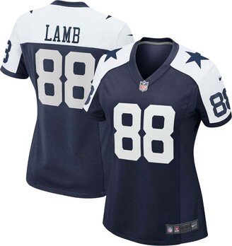 Women's CeeDee Lamb Navy Dallas Cowboys Alternate Game Team Jersey