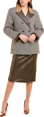 Blazer & Pencil Skirt Set-AA