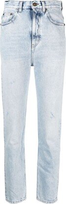 High-Rise Slim-Leg Jeans