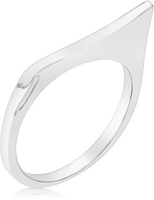 Vir Jewels 10K White Gold Solid Wedding Band Twist Curve Design