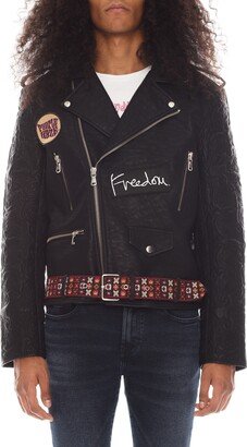 Hendrix Faux Leather Moto Jacket