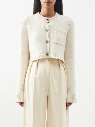 Lavan Cropped Cashmere Cardigan