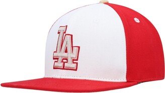 Men's Pro Standard White, Red Los Angeles Dodgers Strawberry Ice Cream Drip Snapback Hat - White, Red