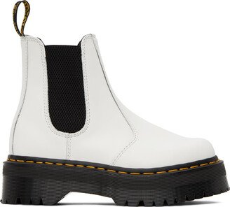 White 2976 Chelsea Boots