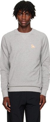 Gray Chillax Fox Sweatshirt