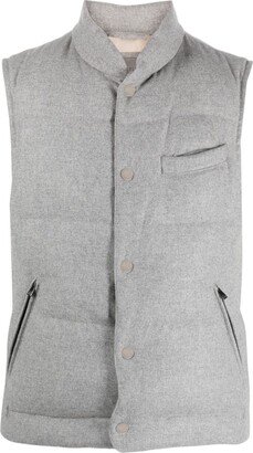 Quilted Cashmere Gilet