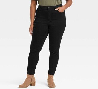 Women's High-Rise Skinny Jeans Black