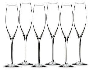 Elegance Classic Champagne Toasting Flutes, Set of 6