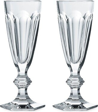 Harcourt 2-Piece Crystal Champagne Flute Set