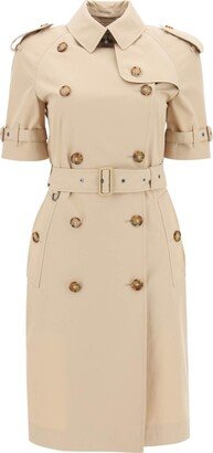 Short Sleeve Trench Coat