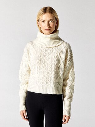 Rosae Turtleneck Pullover - Ivory