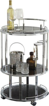 Steve Silver Co. Otero Server Cart Acrylic and Chrome - Steve Silver