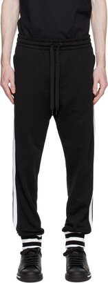 Black Bonded Lounge Pants