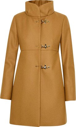 Camel Soft Wool-blend Coat