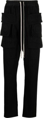 Creatch drawstring cargo trousers