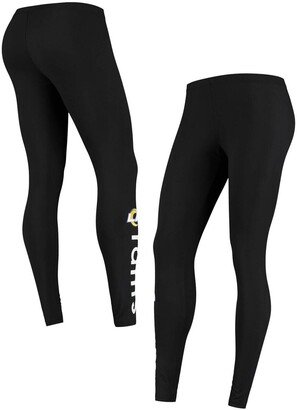 G-iii 4her By Carl Banks Women's Black Los Angeles Rams Post Season Lightweight Lounge Leggings