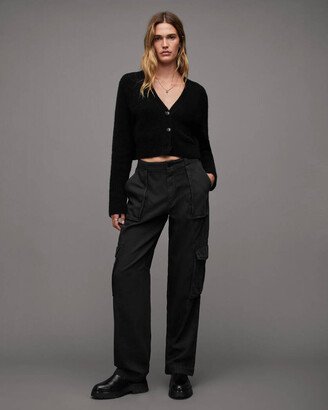 Frieda Straight Denim Cargo Pants