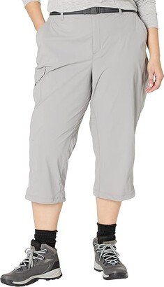 Plus Size Tropicwear Capri Pants (Frost Gray) Women's Casual Pants