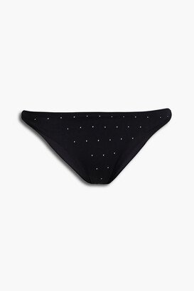 Ashley crystal-embellished low-rise bikini briefs