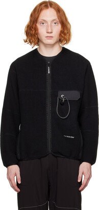 Black Zip Cardigan-AD