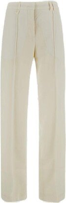 Mid-Rise Straight-Leg Pants-AA