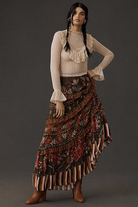 Ainika Floral Garden Maxi Skirt