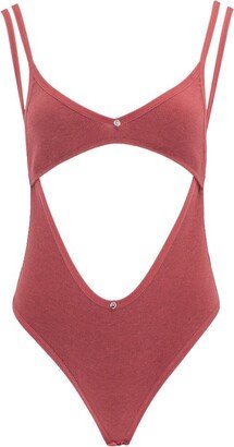 House of Silk Lysia Bodysuit Claret Red