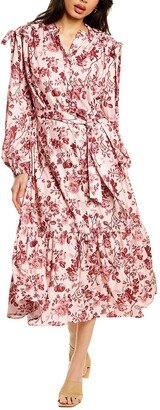 Tie-Sleeve Maxi Dress