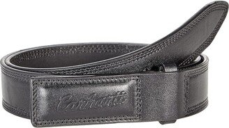 Bridle Leather Scratchless Belt (Black/Black Finish) Belts