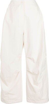 High-Waisted Wide-Leg Trousers-AZ