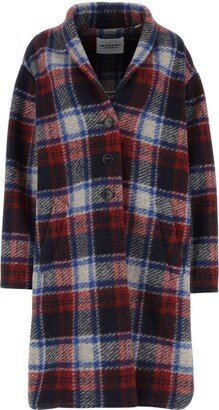 Marant Étoile Embroidered Wool Blend Gabriel Coat